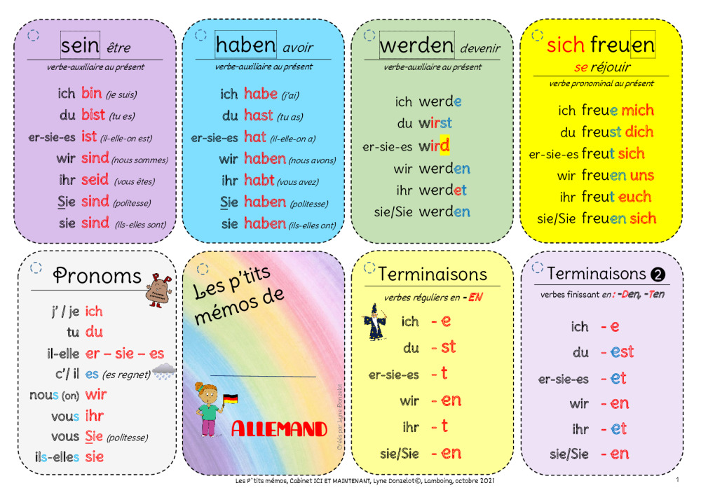 essayer conjugaison allemand