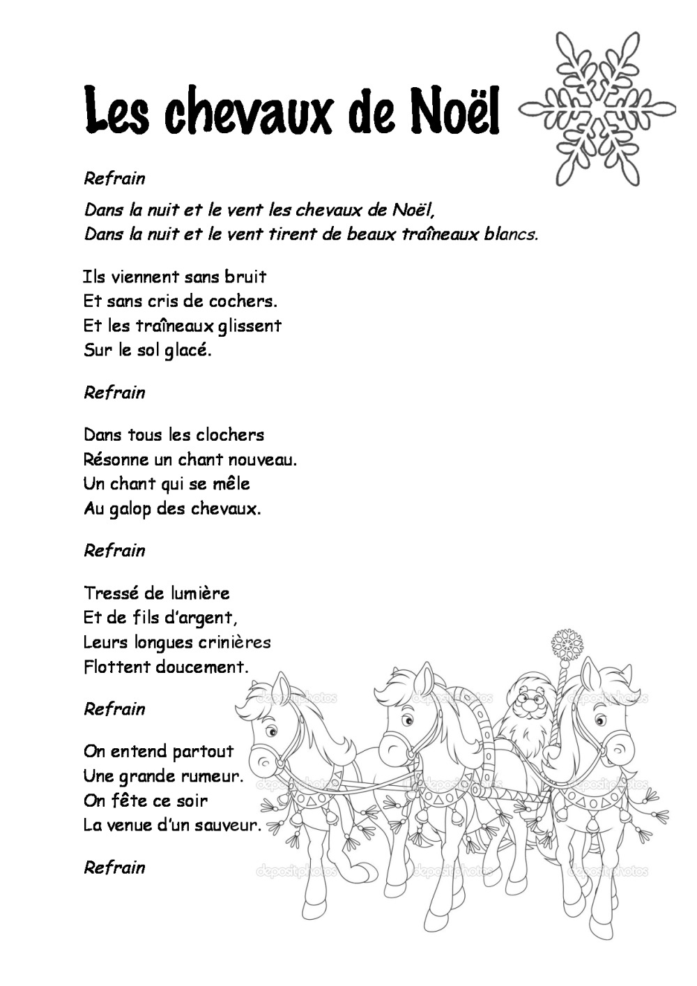 Les Chants de Noël pour enfants