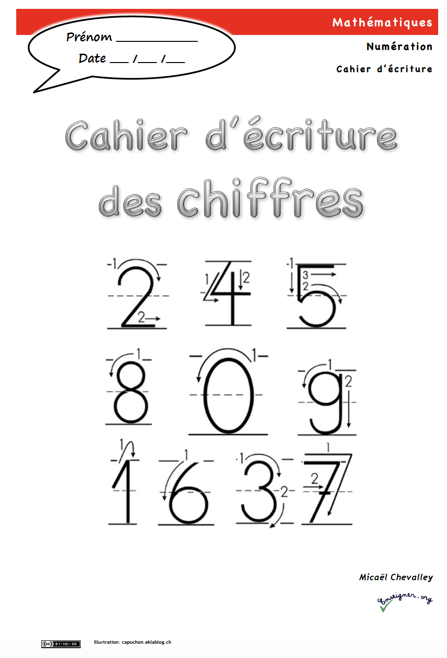 Écriture Des Chiffres De 0 À 9 Ecriture Des Chiffres De 0 A 9 En